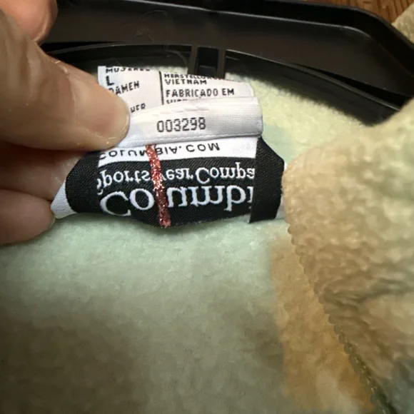 Columbia Women's Large Pale Mint Green “Benton Springs” Full-Zip Fleece Jacket - Picture 10 of 10